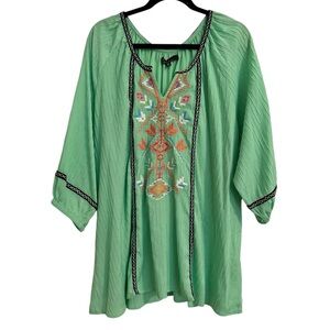 NWT!! CALESSA Boho Peasant Top - NEW!!